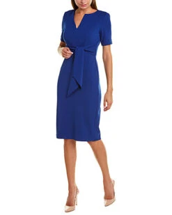 Adrianna Papell Tie-Front Sheath Dress Women