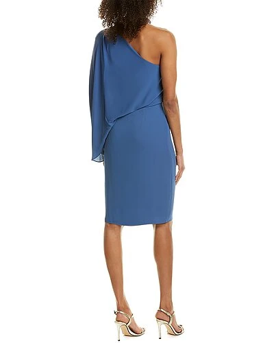 Halston Demi Asymmetrical Midi Dress Women 4 Halston Demi Asymmetrical Midi Dress Women - Image 2