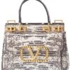 Valentino Rockstud Alcove Small Snake-Embossed Leather Satchel Women -Women's Fashion General Store 1111064598 RLLD 1