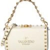 Valentino Rockstud Alcove Leather Shoulder Bag Women