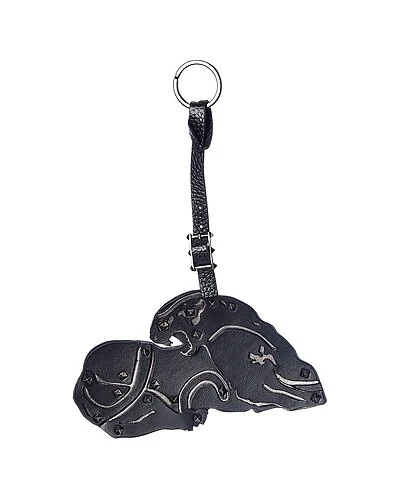 Valentino Panther Leather Bag Charm Women 3 Valentino Panther Leather Bag Charm Women