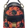 MCM Patricia Monogram Jacquard & Leather Backpack Women