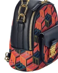 MCM Patricia Monogram Jacquard & Leather Backpack Women -Women's Fashion General Store 1111239074 RLLD 3