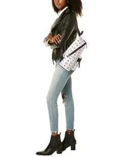 MCM Stark Small Visetos & Leather Backpack Women -Women's Fashion General Store 1111258724 RLLD 4