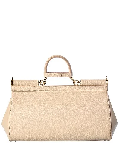 Dolce & Gabbana Sicily Medium Leather Satchel Women 4 Dolce & Gabbana Sicily Medium Leather Satchel Women - Image 2