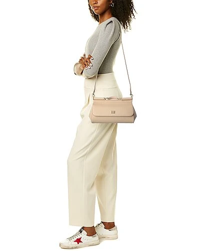 Dolce & Gabbana Sicily Medium Leather Satchel Women 6 Dolce & Gabbana Sicily Medium Leather Satchel Women - Image 4