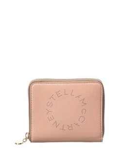 STELLA MCCARTNEY Logo Zip Card Case Women