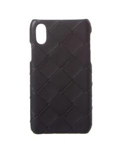 Bottega Veneta Intrecciato Leather IPhone X Case Women