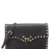 Valentino Rockstud Small Grainy Leather Crossbody Women