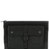 Bottega Veneta Intrecciato Leather & Canvas Clutch Women -Women's Fashion General Store 1111467711 RLLD 1