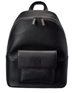 MCM Stark Embossed Leather Backpack Women