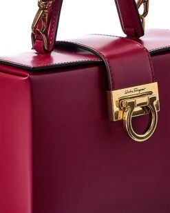 Salvatore Ferragamo Trifolio Top Handle Leather Satchel Women -Women's Fashion General Store 1111502170 RLLD 3