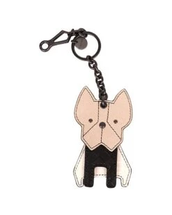Bottega Veneta Dog Leather Keychain Women