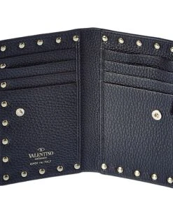 Valentino Rockstud Grainy Leather Coin Purse & Card Holder Women -Women's Fashion General Store 1111557054 RLLD 4