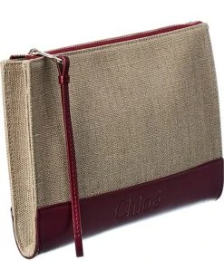 Chloé Sense Canvas & Leather Pochette Women -Women's Fashion General Store 1111579272 RLLD 3