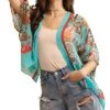Brielle Printed Short Poncho Women -Women's Fashion General Store 1111860705 RLLD 1