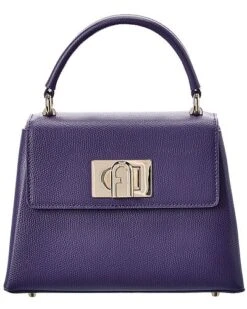 Furla 1927 Mini Top Handle Leather Satchel Women
