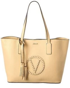 By Mario Valentino Soho Rock Leather Tote Women