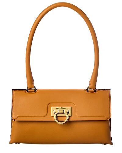 Salvatore Ferragamo Trifolio Leather Swing Bag Women 3 Salvatore Ferragamo Trifolio Leather Swing Bag Women