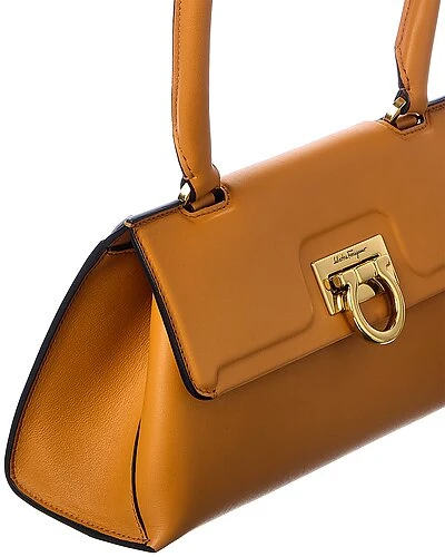 Salvatore Ferragamo Trifolio Leather Swing Bag Women 5 Salvatore Ferragamo Trifolio Leather Swing Bag Women - Image 3