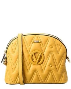 By Mario Valentino Diana Diamond Leather Crossbody Women