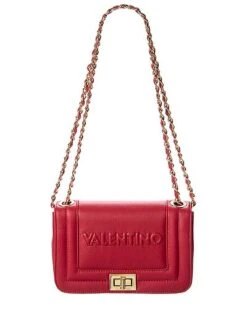 By Mario Valentino Beatriz Embossed Leather Shoulder Bag Women