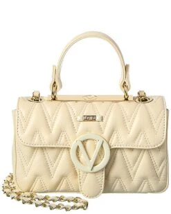 By Mario Valentino Poisson D Plate Leather Crossbody Women