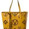 By Mario Valentino Soho Magnus Leather Tote Women