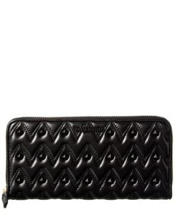 By Mario Valentino Leonardo Leather Clutch Women