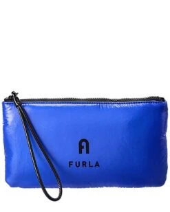 Furla Babylon Small Nylon & Leather Envelope Women