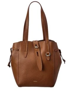 Furla Net Medium Leather Tote Women