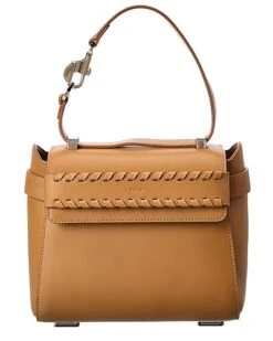 Chloé Nacha Leather Shoulder Bag Women
