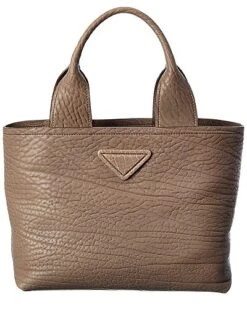 Prada Logo Leather Tote Women