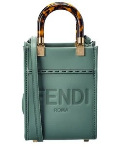 FENDI Sunshine Mini Leather Tote Women