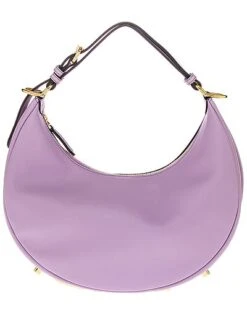 FENDI Endigraphy Small Leather Hobo Bag Women
