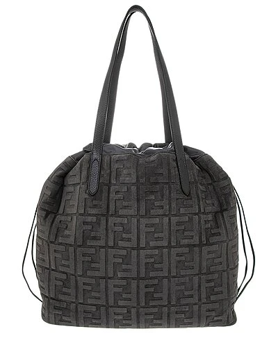 FENDI Drawstring Large Suede Tote Women 4 FENDI Drawstring Large Suede Tote Women - Image 2
