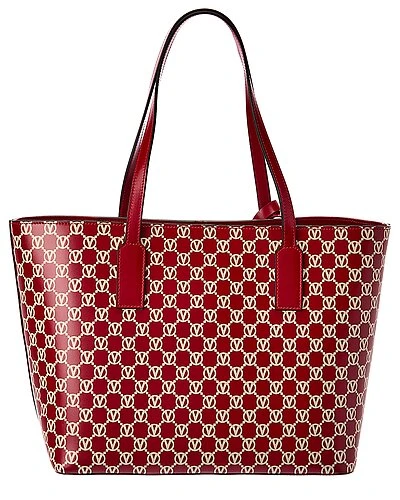 By Mario Valentino Soho Monogram Leather Tote Women 4 By Mario Valentino Soho Monogram Leather Tote Women - Image 2