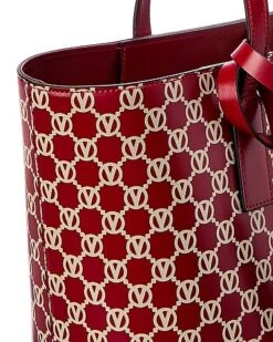 By Mario Valentino Soho Monogram Leather Tote Women 8 By Mario Valentino Soho Monogram Leather Tote Women -Women's Fashion General Store 1160506934 RLLD 3