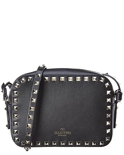 Valentino Rockstud Leather Camera Bag Women 3 Valentino Rockstud Leather Camera Bag Women