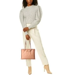 Salvatore Ferragamo Viva Bow Small Leather Tote Women -Women's Fashion General Store 1161134122 RLLD 4