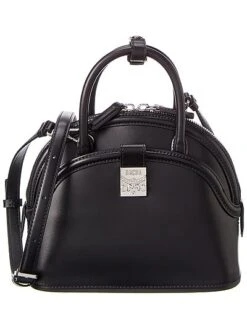 MCM Anna Small Leather Satchel Women