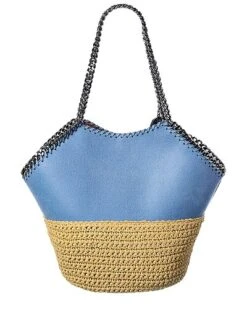 STELLA MCCARTNEY Falabella Medium Raffia Tote Women -Women's Fashion General Store 1161295667 RLLD 2