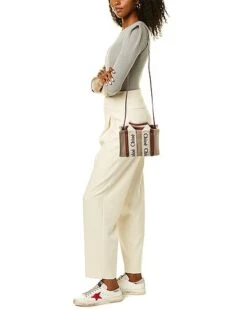 Chloé Woody Mini Canvas & Leather Tote Women -Women's Fashion General Store 1161404062 RLLD 4