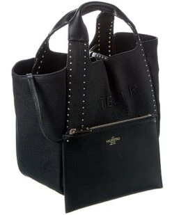 Valentino Atelier Canvas & Leather Tote Women -Women's Fashion General Store 1161449389 RLLD 3