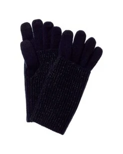 Long Fold-Over Cashmere Gloves Women