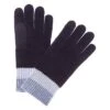 Olorblocked Jersey Cashmere Gloves Women