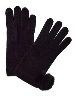 Pom Pom Cashmere Gloves Women