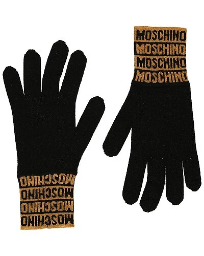 MOSCHINO Wool-Blend Gloves Women 3 MOSCHINO Wool-Blend Gloves Women