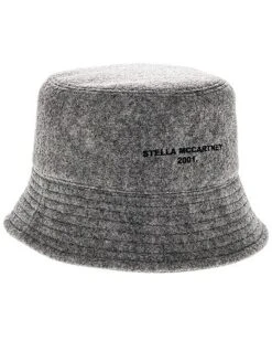 STELLA MCCARTNEY Logo Bucket Polyester Hat Women