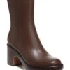 Vince Nicco Leather Mid Shaft Boot Women